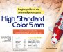 High Standard Color 5 mm - 4,5 litri (1,8 kg) mangime gallegiante per Koi e pesci da laghetto